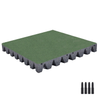 Udarno-varovalna plošča 50x50x6,5 cm z pritrdilnimi zatiči  835852