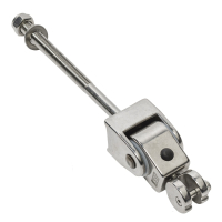 Kljuka za gugalnico iz nerjavnega jekla Premium  619014