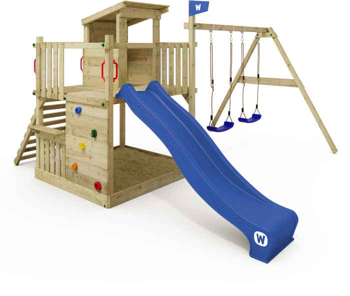 Igralni stolp Wickey Smart Cabin z razlicnimi moduli